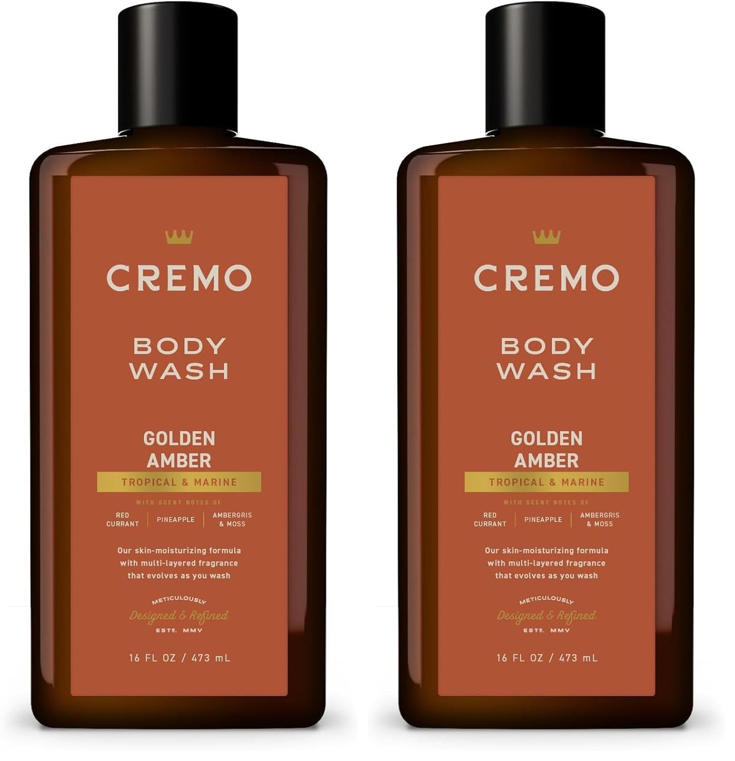 Golden Amber Men's Premium Body Wash