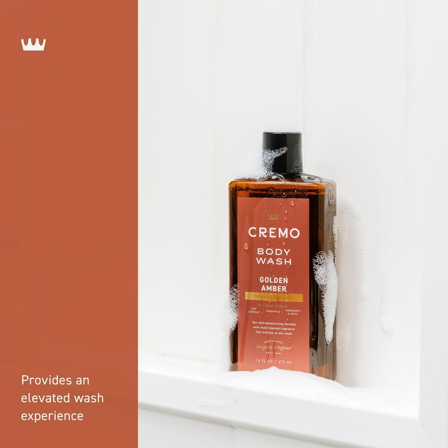 Golden Amber Men's Premium Body Wash