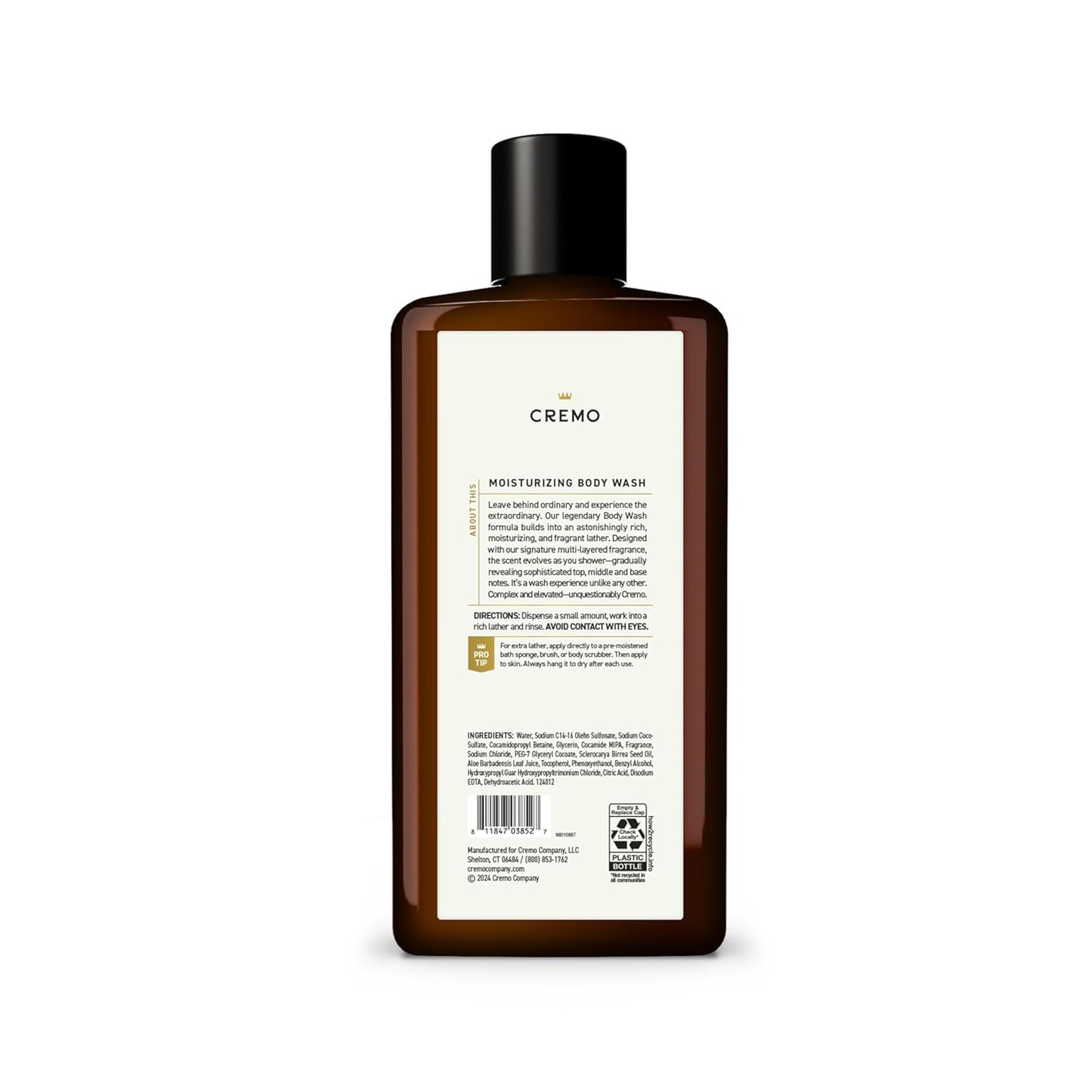 Golden Amber Men's Premium Body Wash