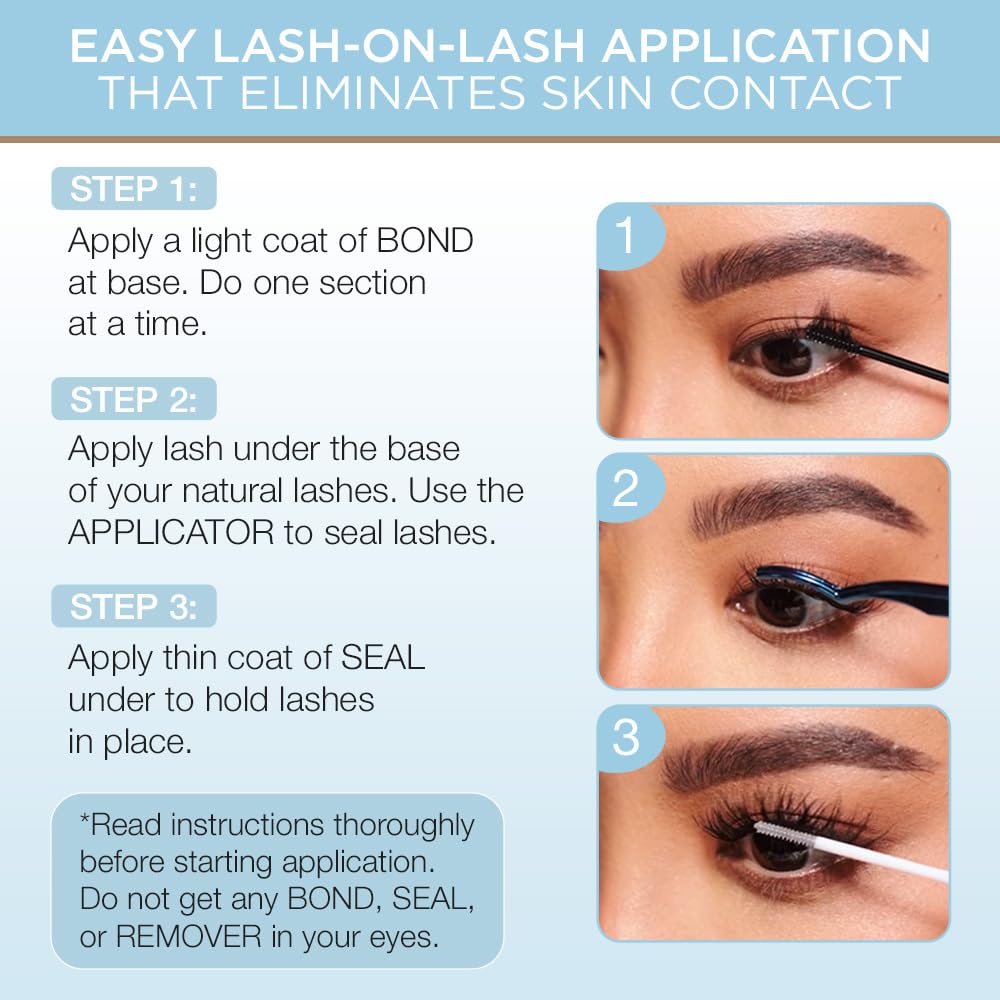Seamless Lash Extension Cluster Refills