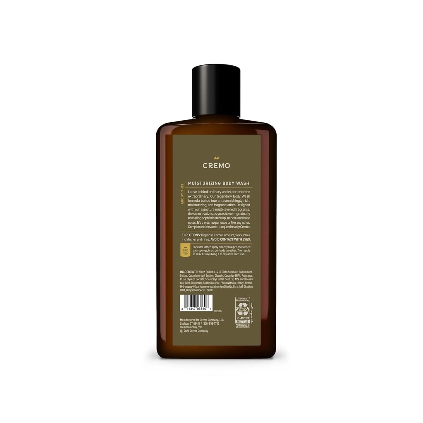 Golden Amber Men's Premium Body Wash