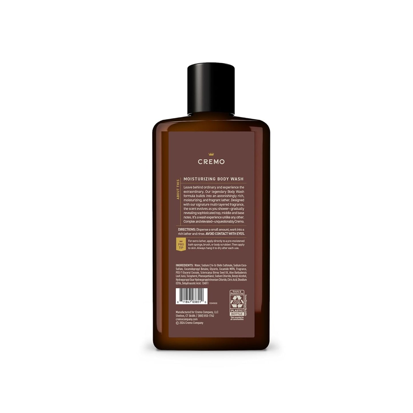 Golden Amber Men's Premium Body Wash