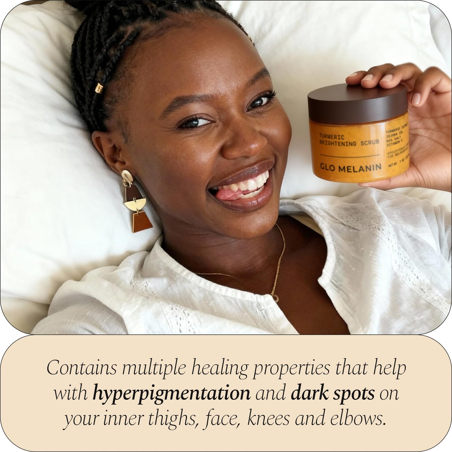 GLO Melanin Turmeric Scrub