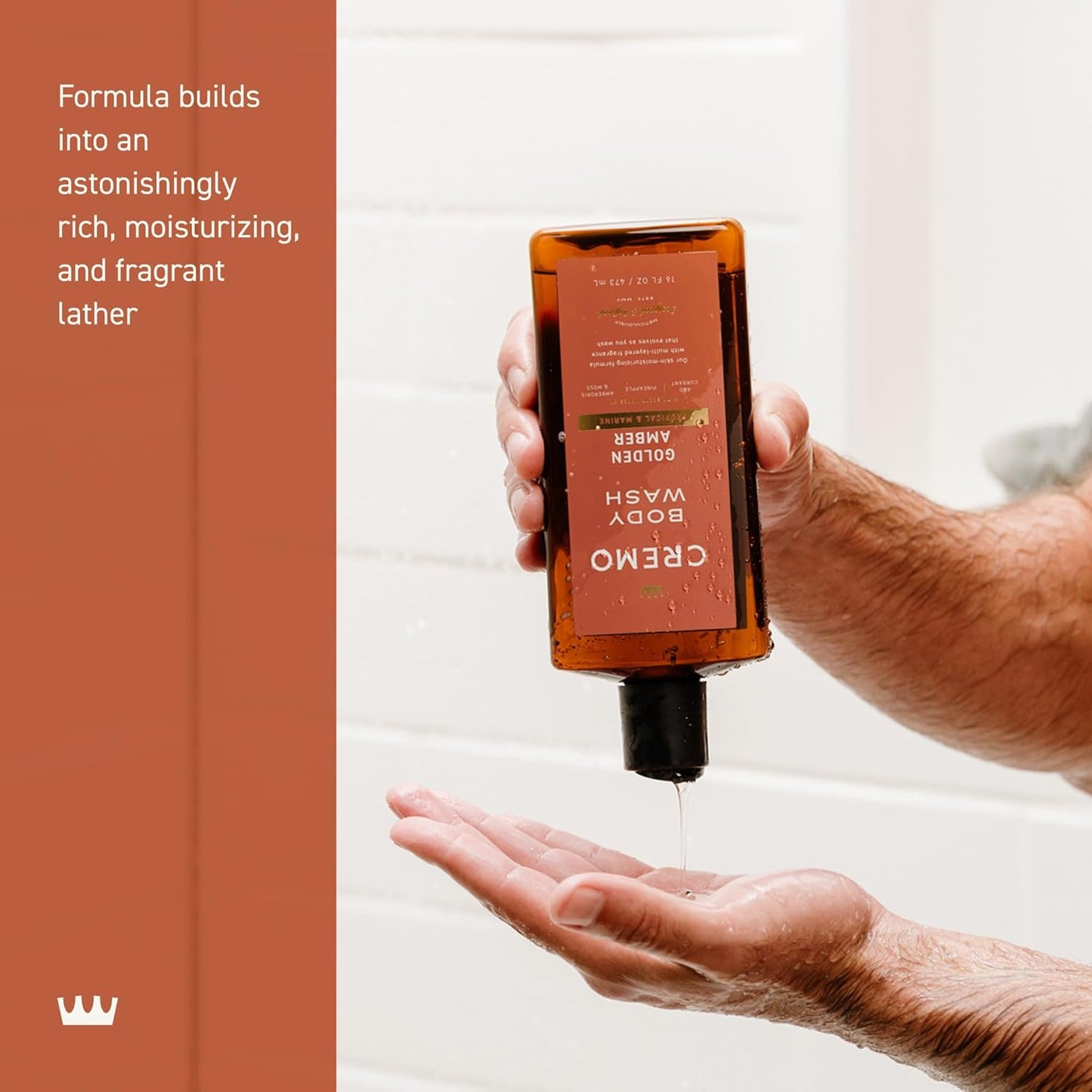 Golden Amber Men's Premium Body Wash