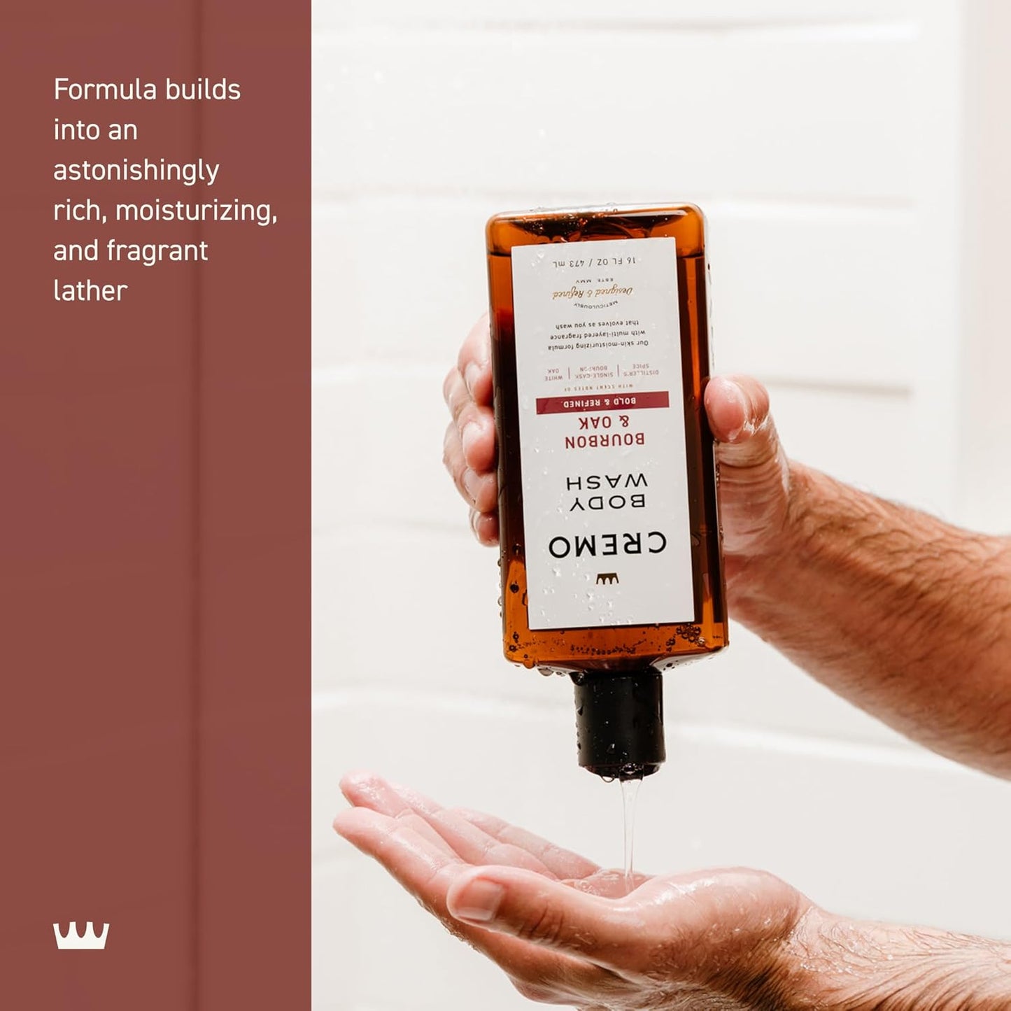 Golden Amber Men's Premium Body Wash