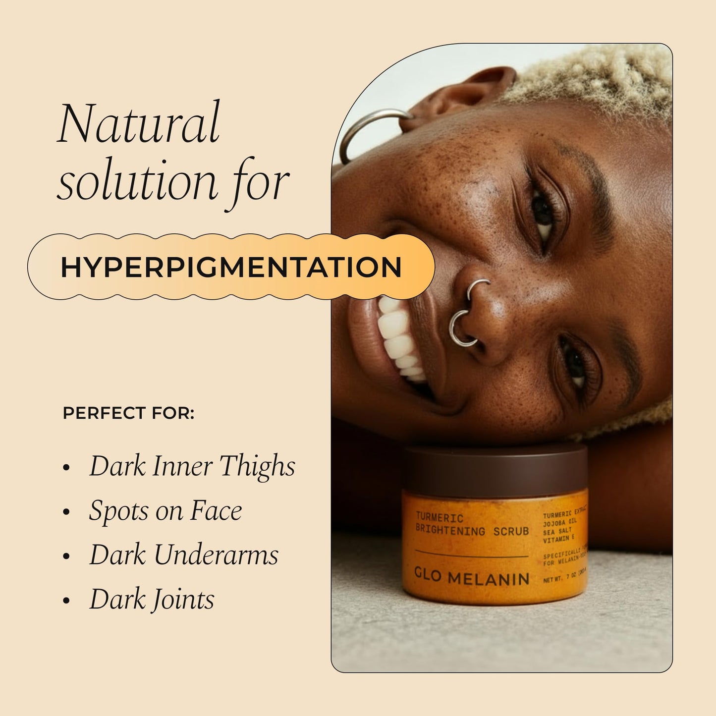 GLO Melanin Turmeric Scrub