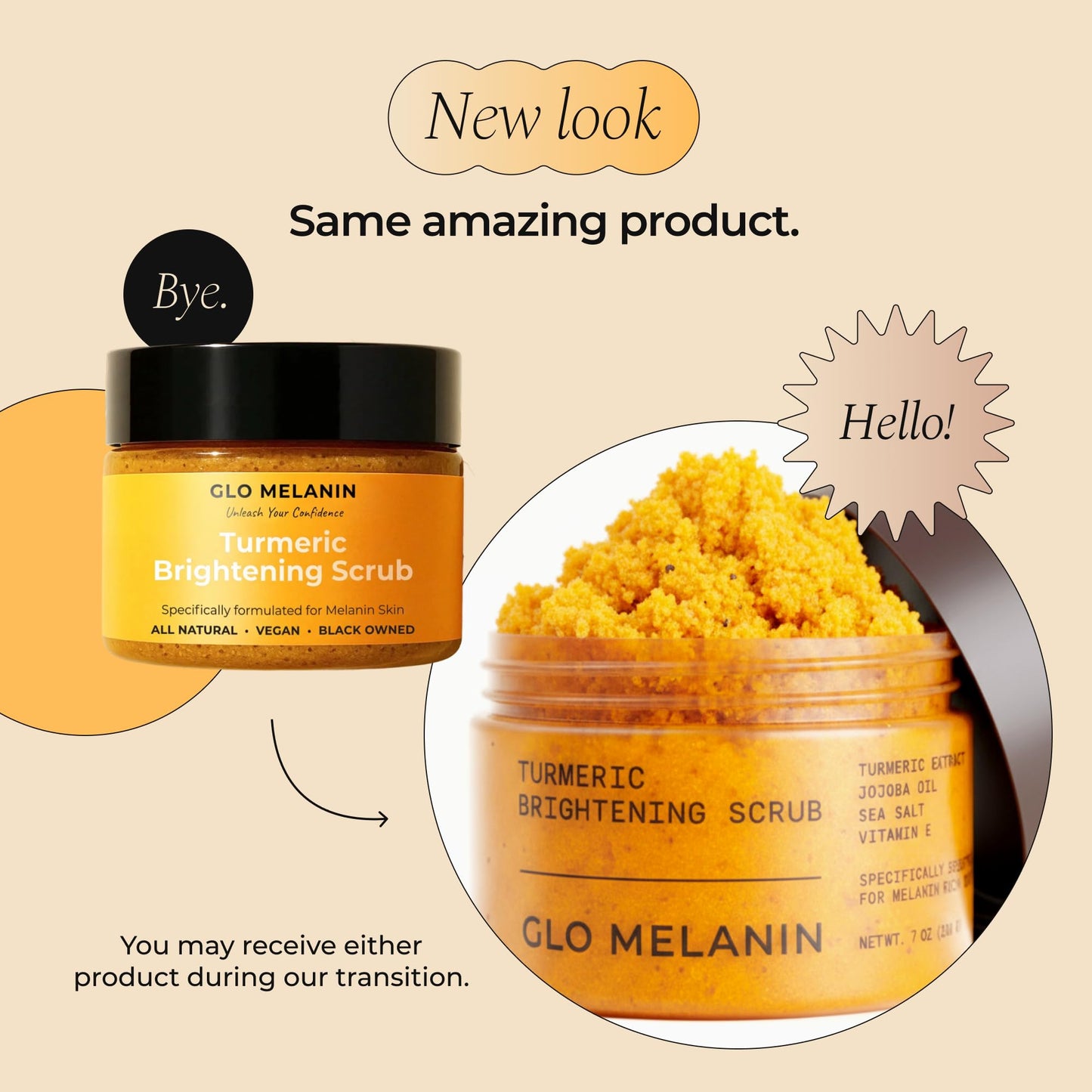 GLO Melanin Turmeric Scrub