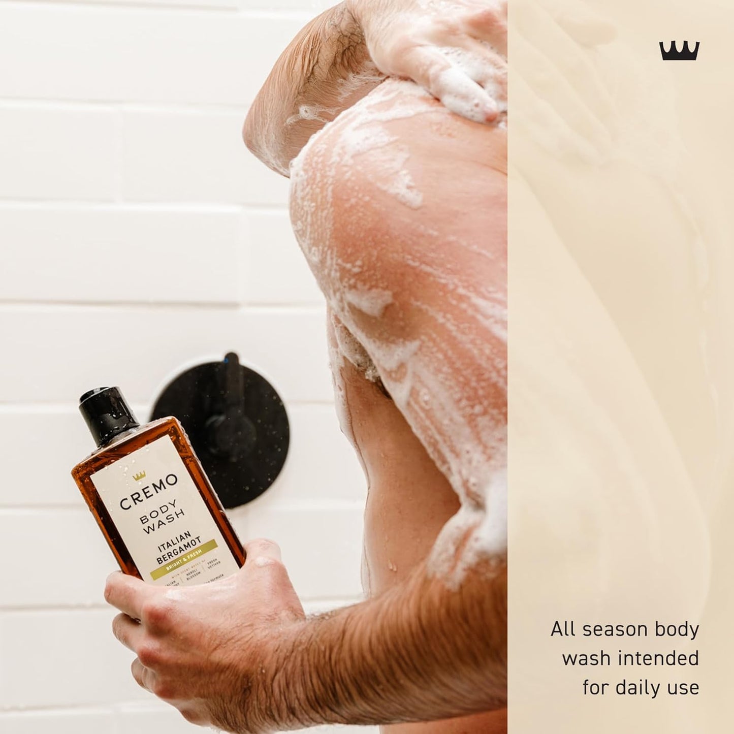 Golden Amber Men's Premium Body Wash