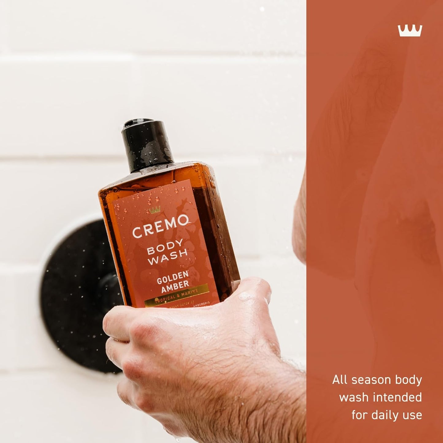 Golden Amber Men's Premium Body Wash