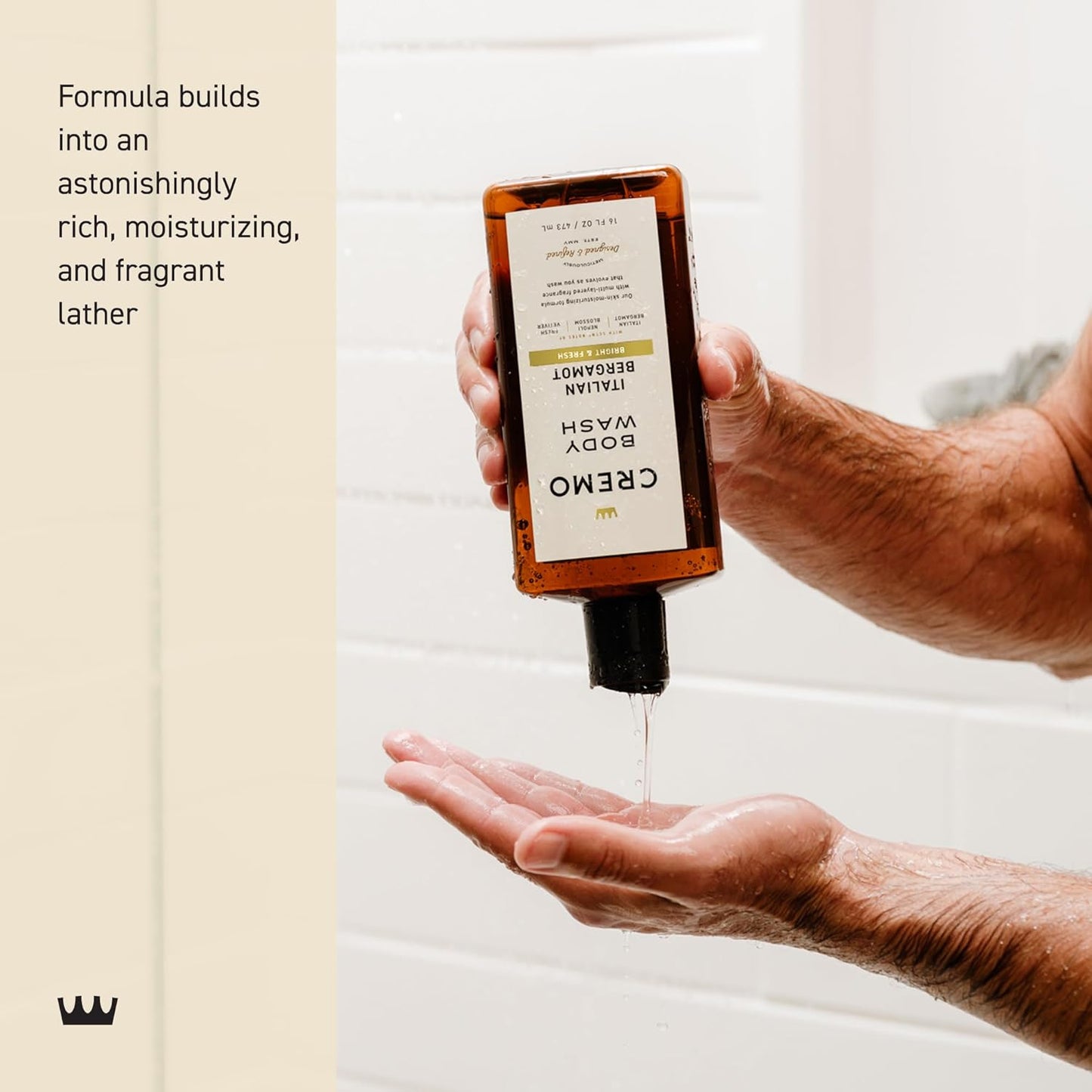 Golden Amber Men's Premium Body Wash