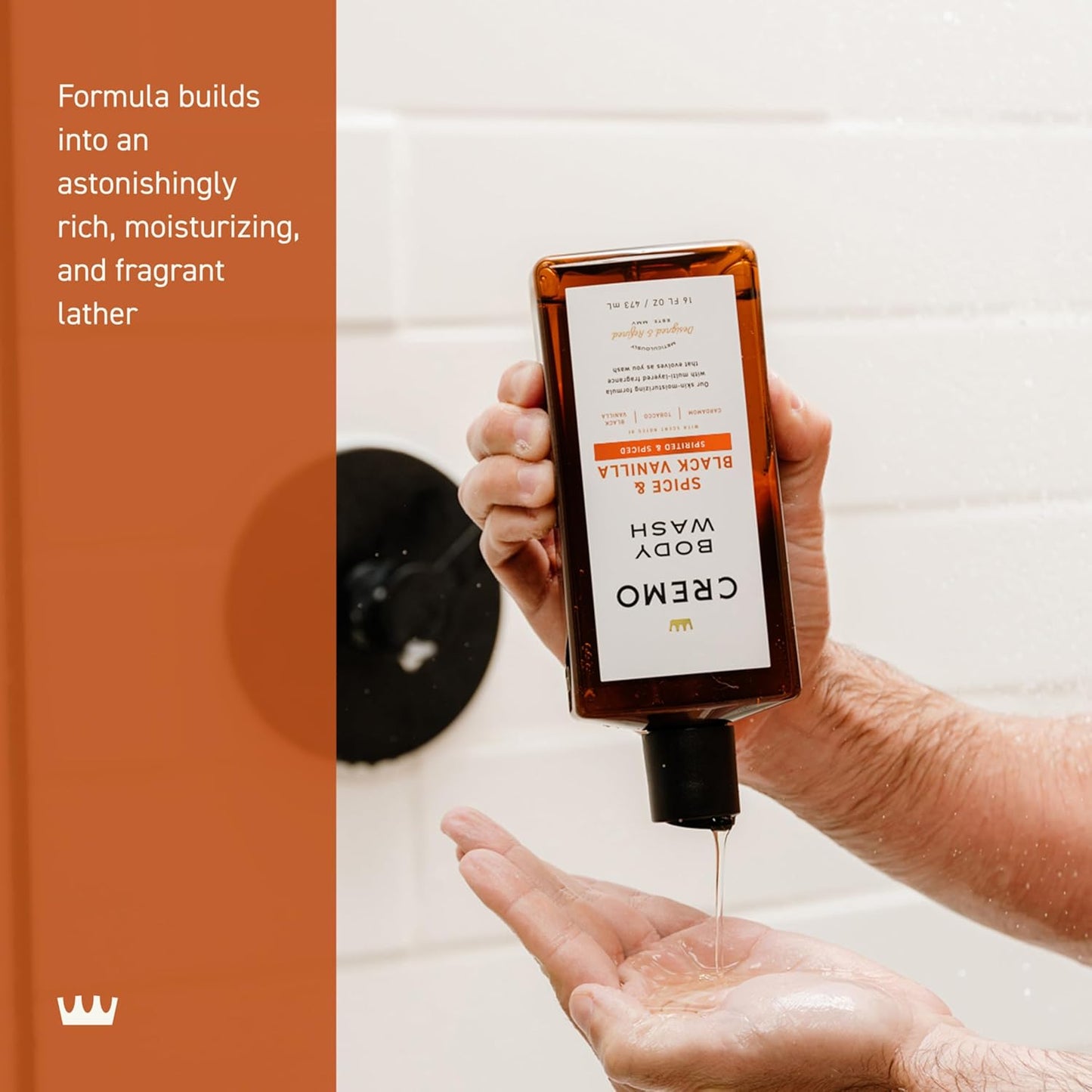 Golden Amber Men's Premium Body Wash