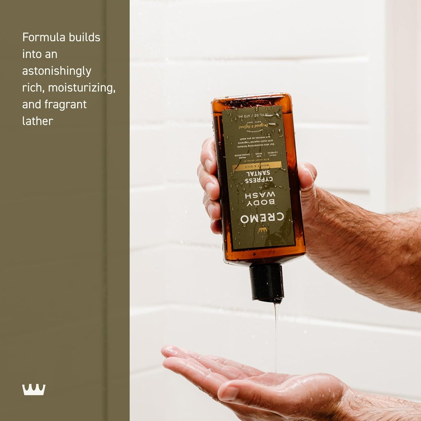 Golden Amber Men's Premium Body Wash