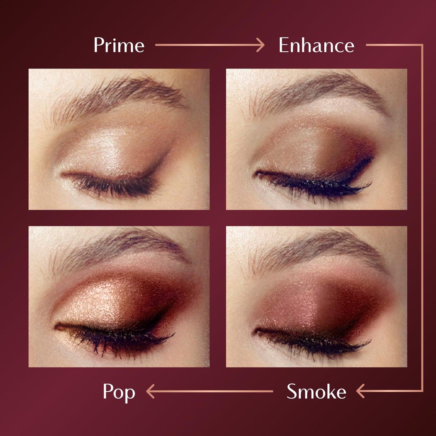 Pillow-Talk Inspired 4-Shade Luxury Eyeshadow Palette