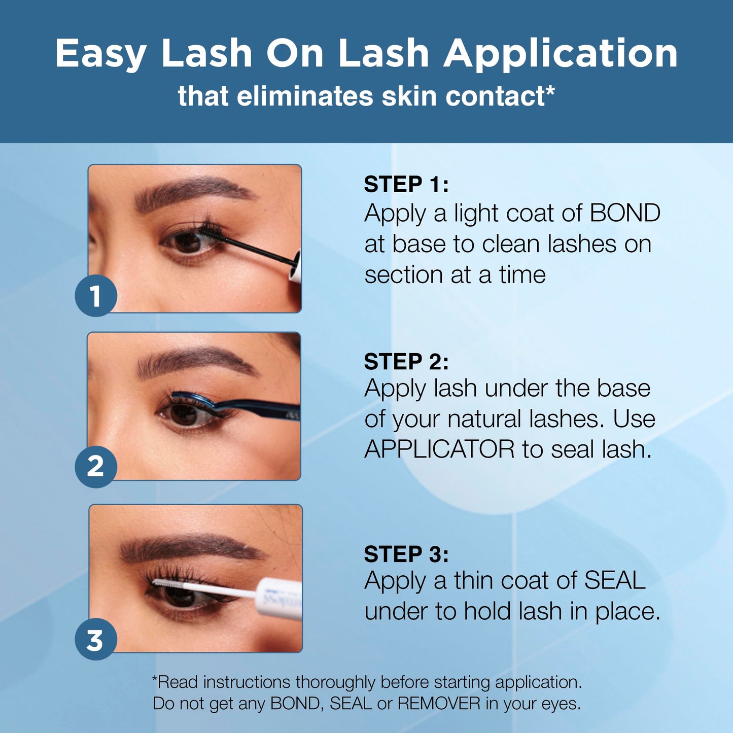 Seamless Lash Extension Cluster Refills
