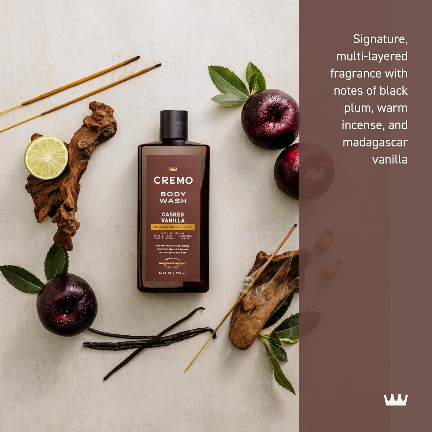 Golden Amber Men's Premium Body Wash