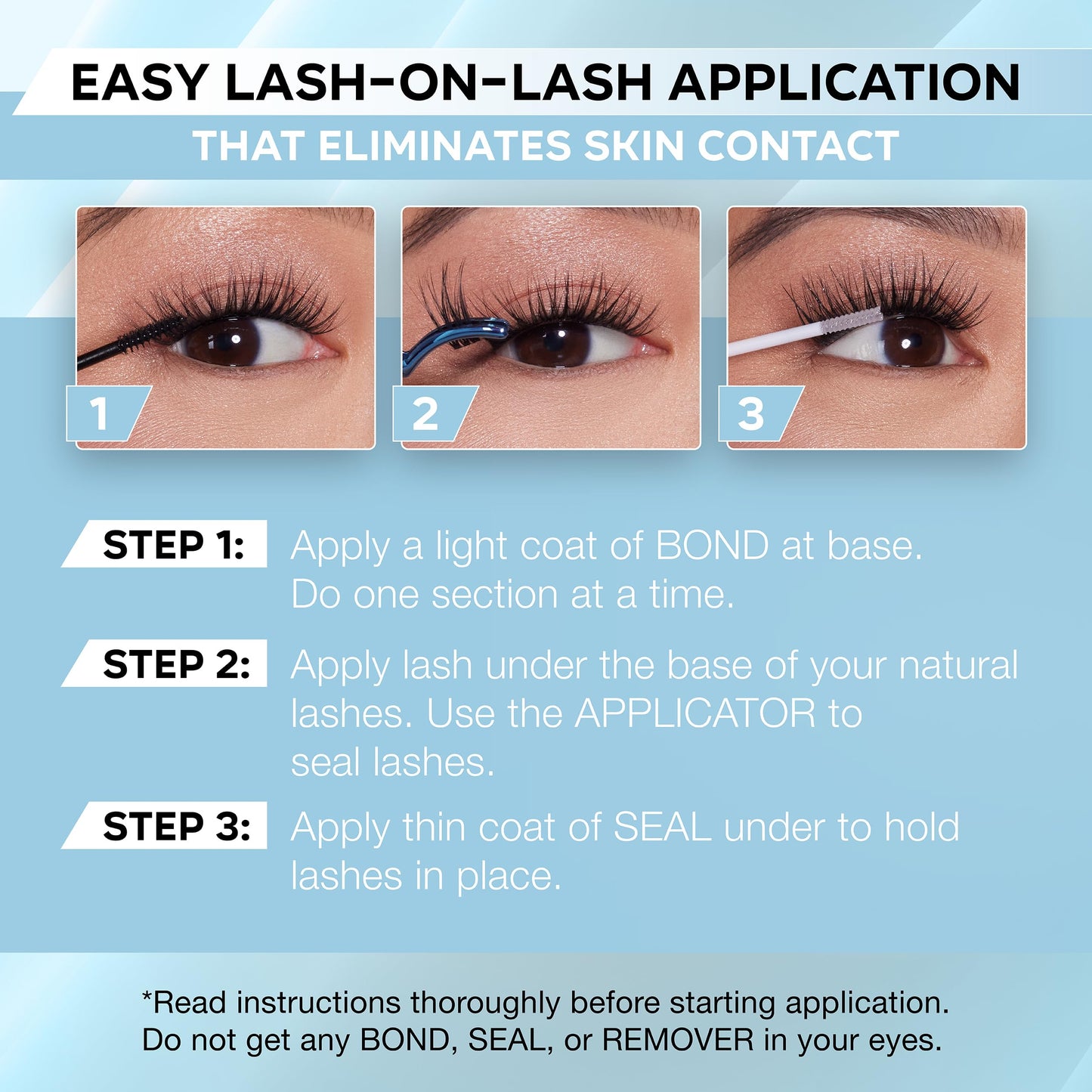 Seamless Lash Extension Cluster Refills