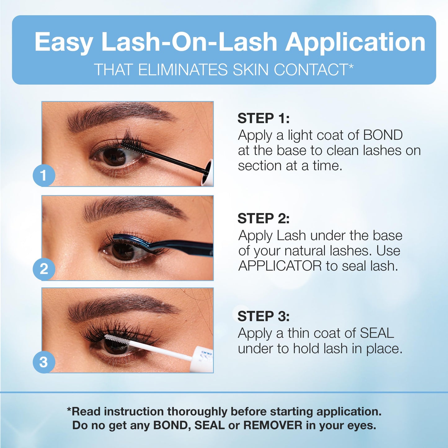 Seamless Lash Extension Cluster Refills