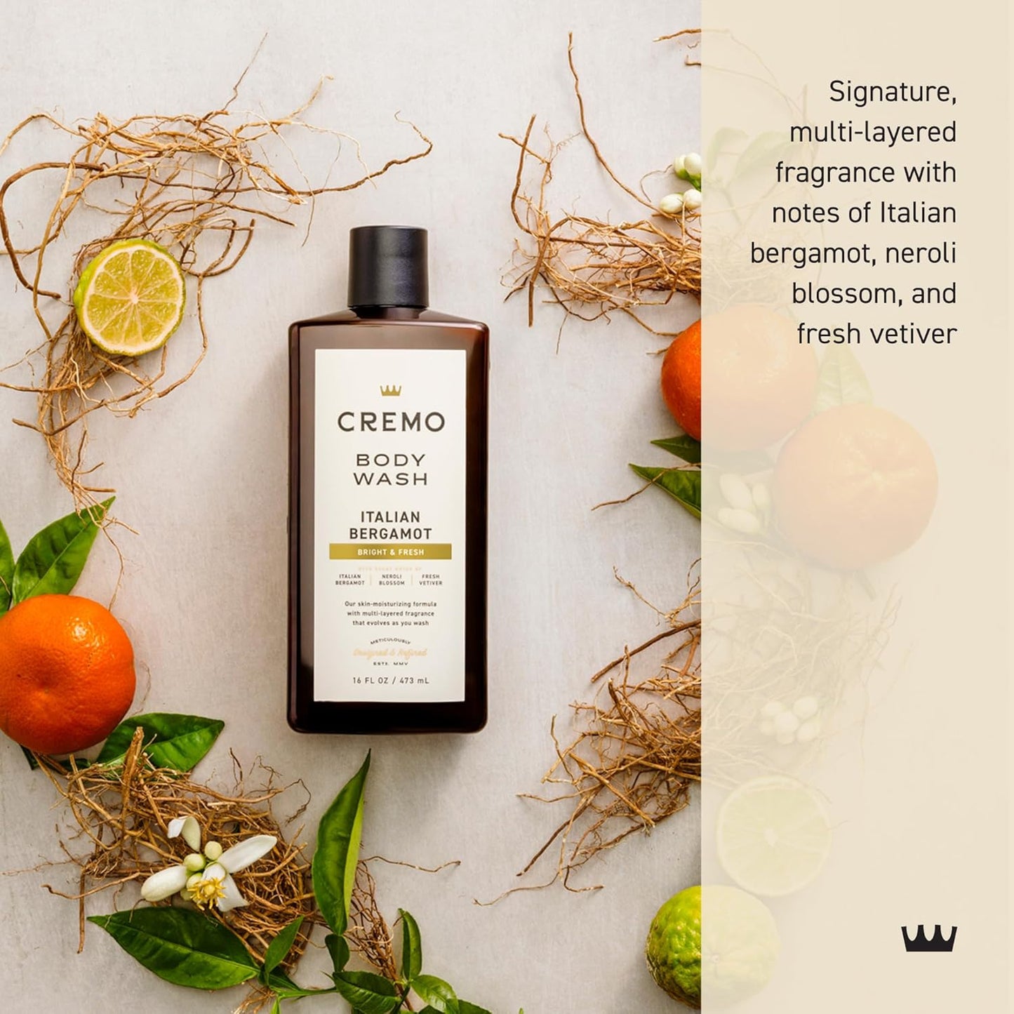 Golden Amber Men's Premium Body Wash