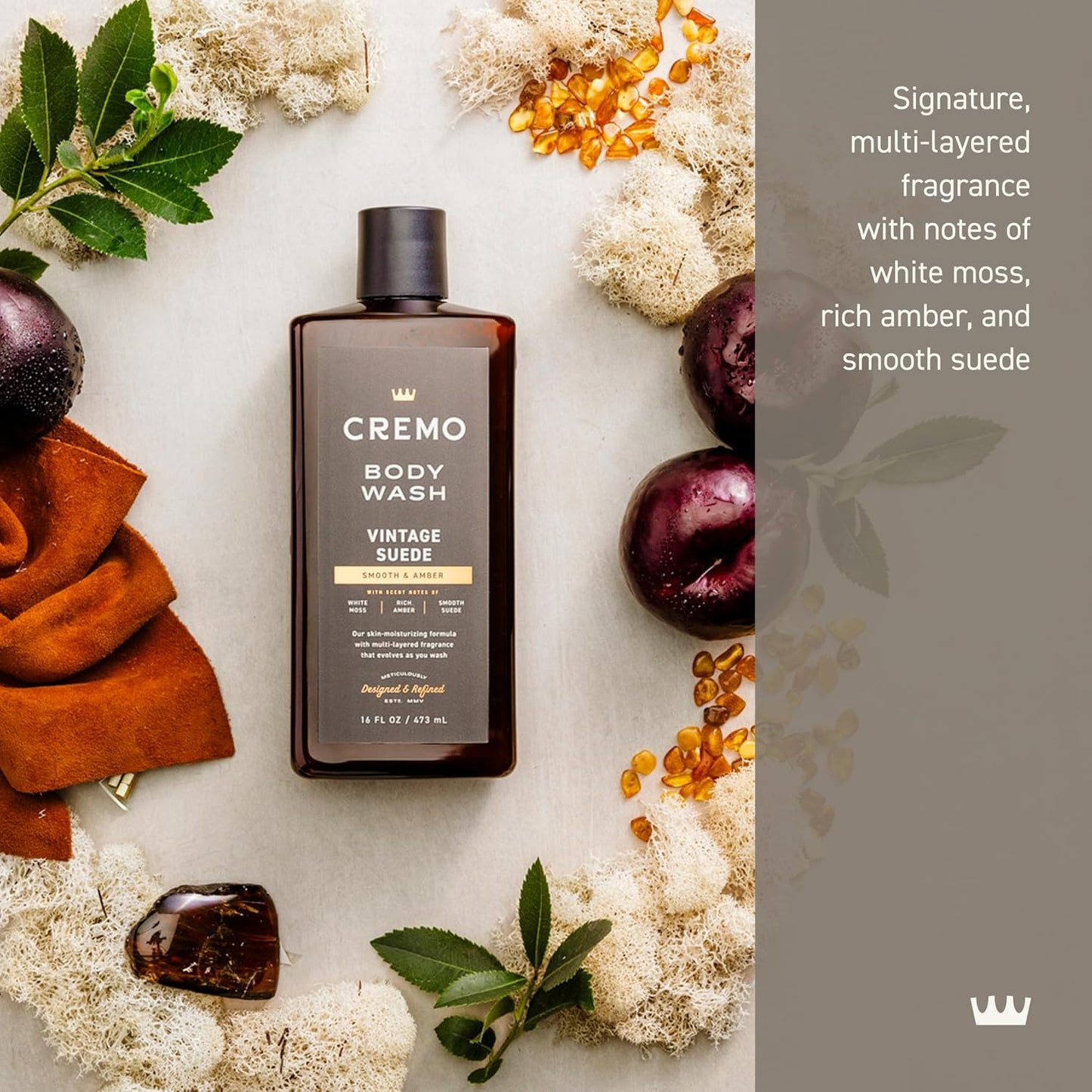 Golden Amber Men's Premium Body Wash
