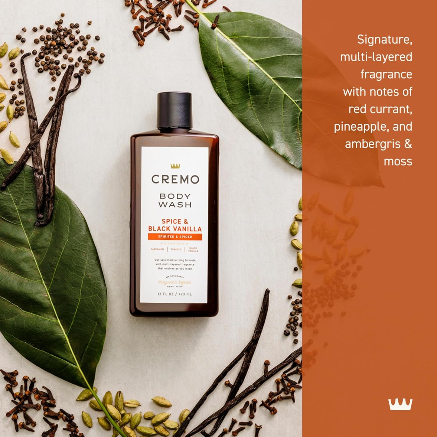 Golden Amber Men's Premium Body Wash