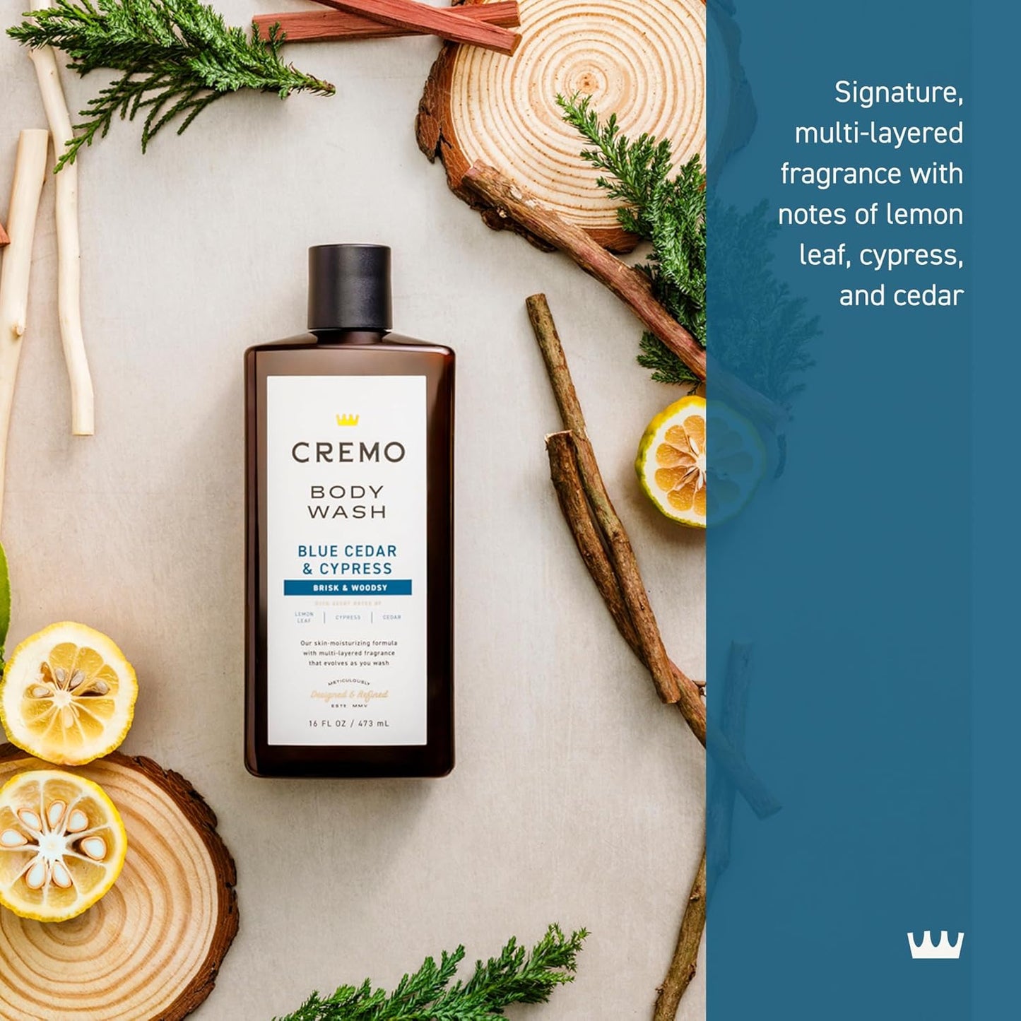 Golden Amber Men's Premium Body Wash