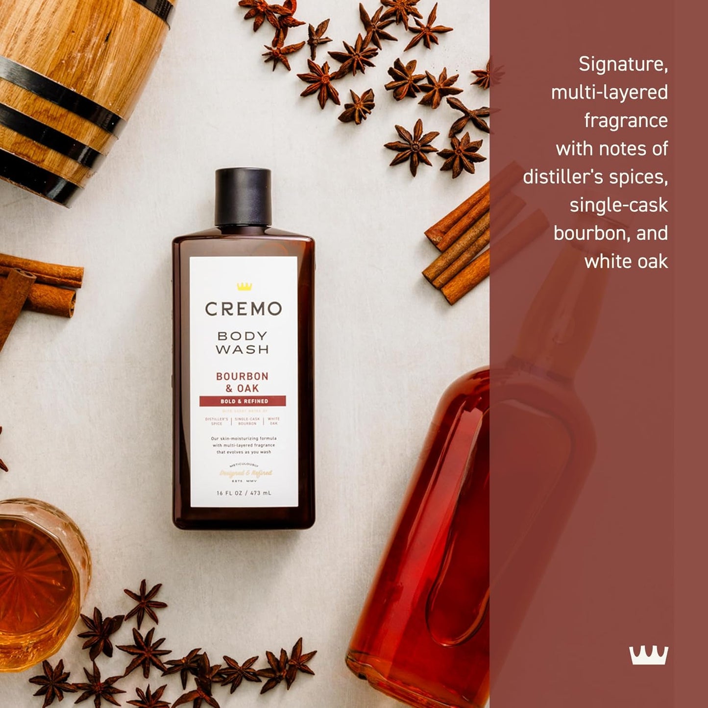 Golden Amber Men's Premium Body Wash