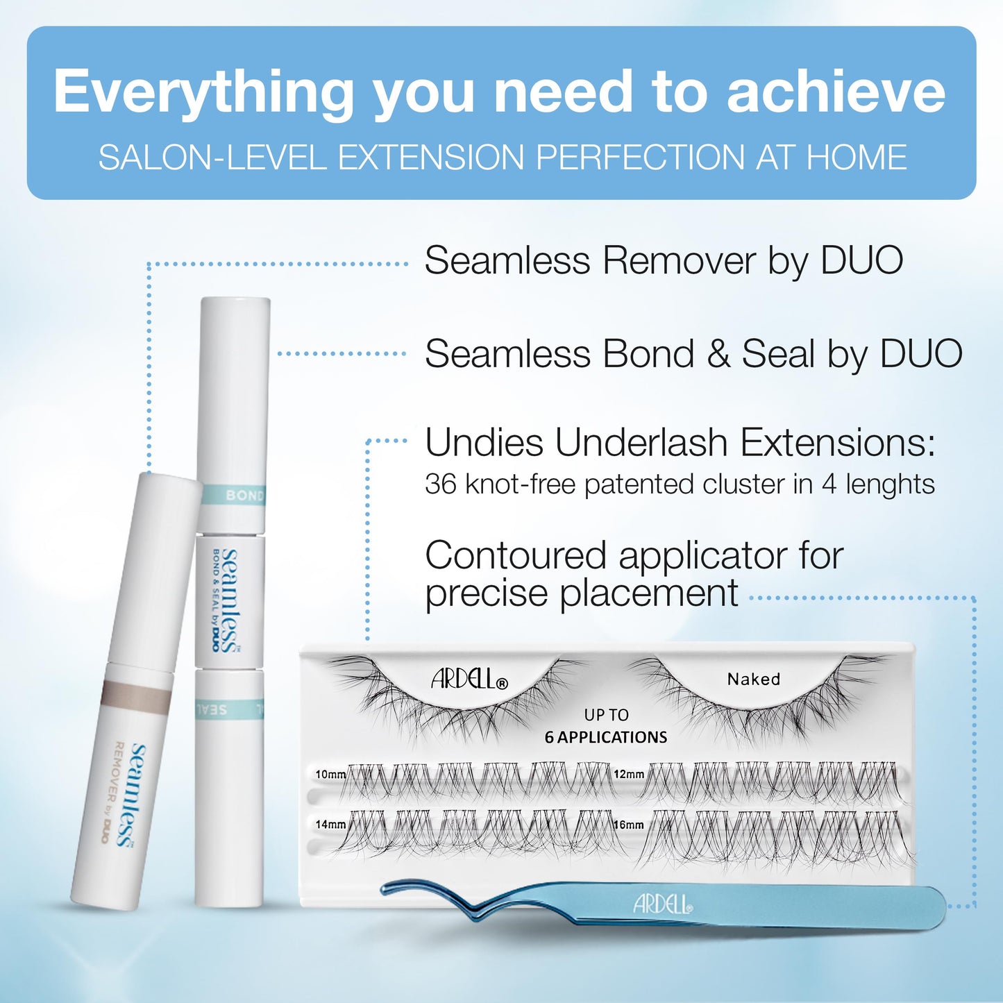 Seamless Lash Extension Cluster Refills