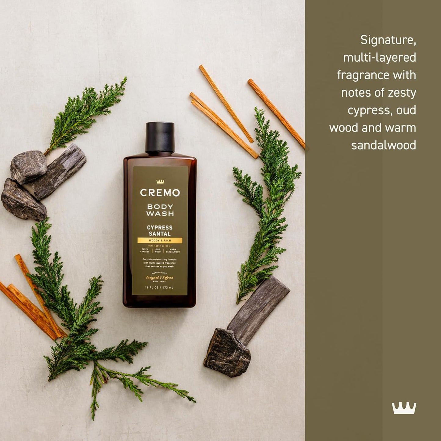 Golden Amber Men's Premium Body Wash