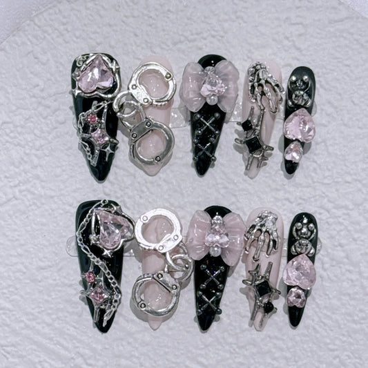 'Blossom' Pastel Long Almond Set